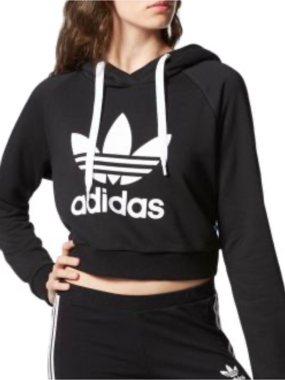 Adidas Cropped hoodie